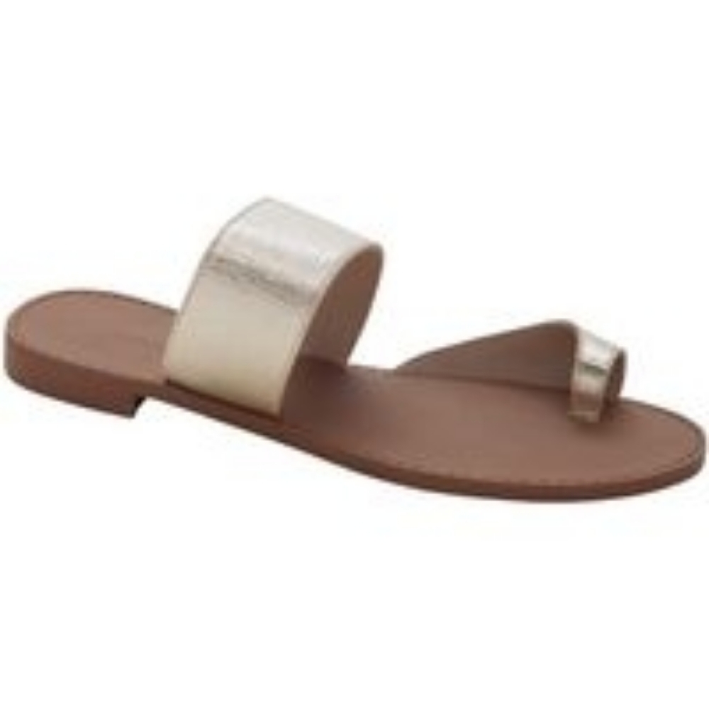 COPY - Gorgeous Gold Toe Ring leather sandals